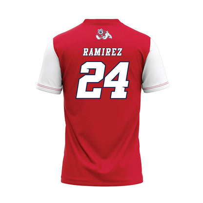 Fresno State - NCAA Softball : Alyssa Ramirez - Red Baseball Jersey-1