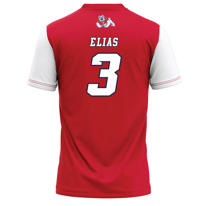 Fresno State - NCAA Softball : Natalie Elias - Red Baseball Jersey