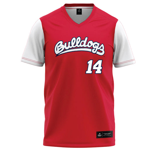 Fresno State - NCAA Softball : Ava Tingey - Red Baseball Jersey