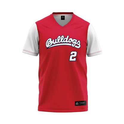Fresno State - NCAA Softball : Olivia Hill - Red Baseball Jersey-0