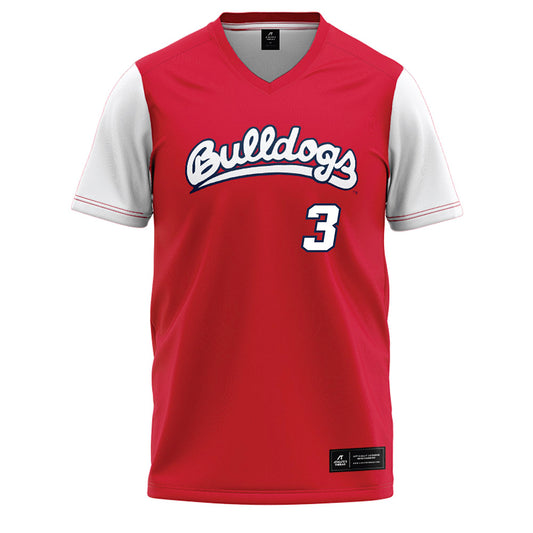 Fresno State - NCAA Softball : Natalie Elias - Red Baseball Jersey