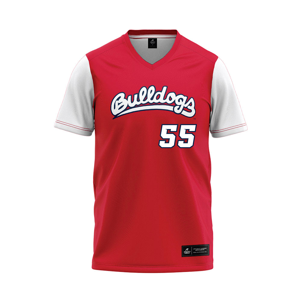 Fresno State - NCAA Softball : Tiara Westbrook - Red Baseball Jersey-0