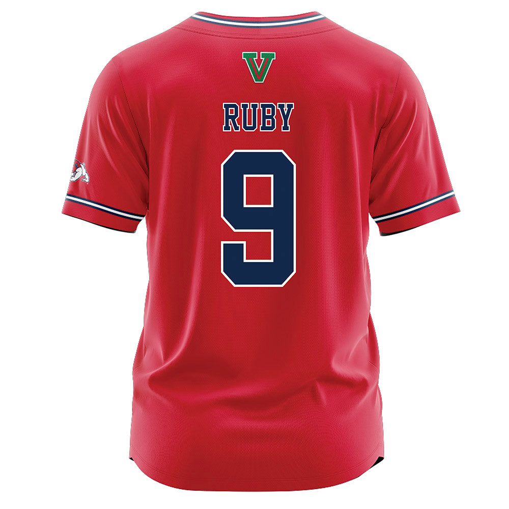 Fresno State - NCAA Baseball : Jett Ruby - Red Jersey-1
