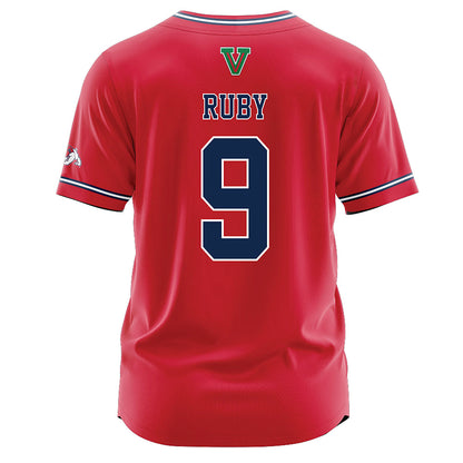 Fresno State - NCAA Baseball : Jett Ruby - Red Jersey-1