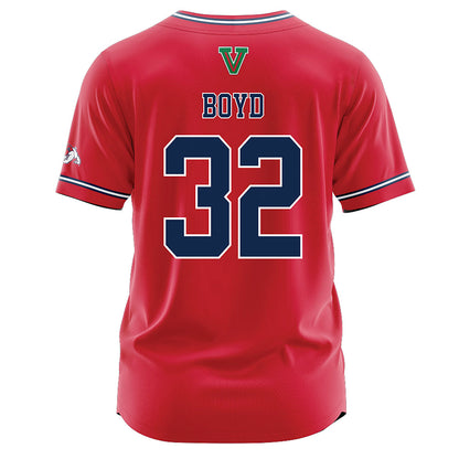 Fresno State - NCAA Baseball : Mikey Boyd - Red Jersey-1