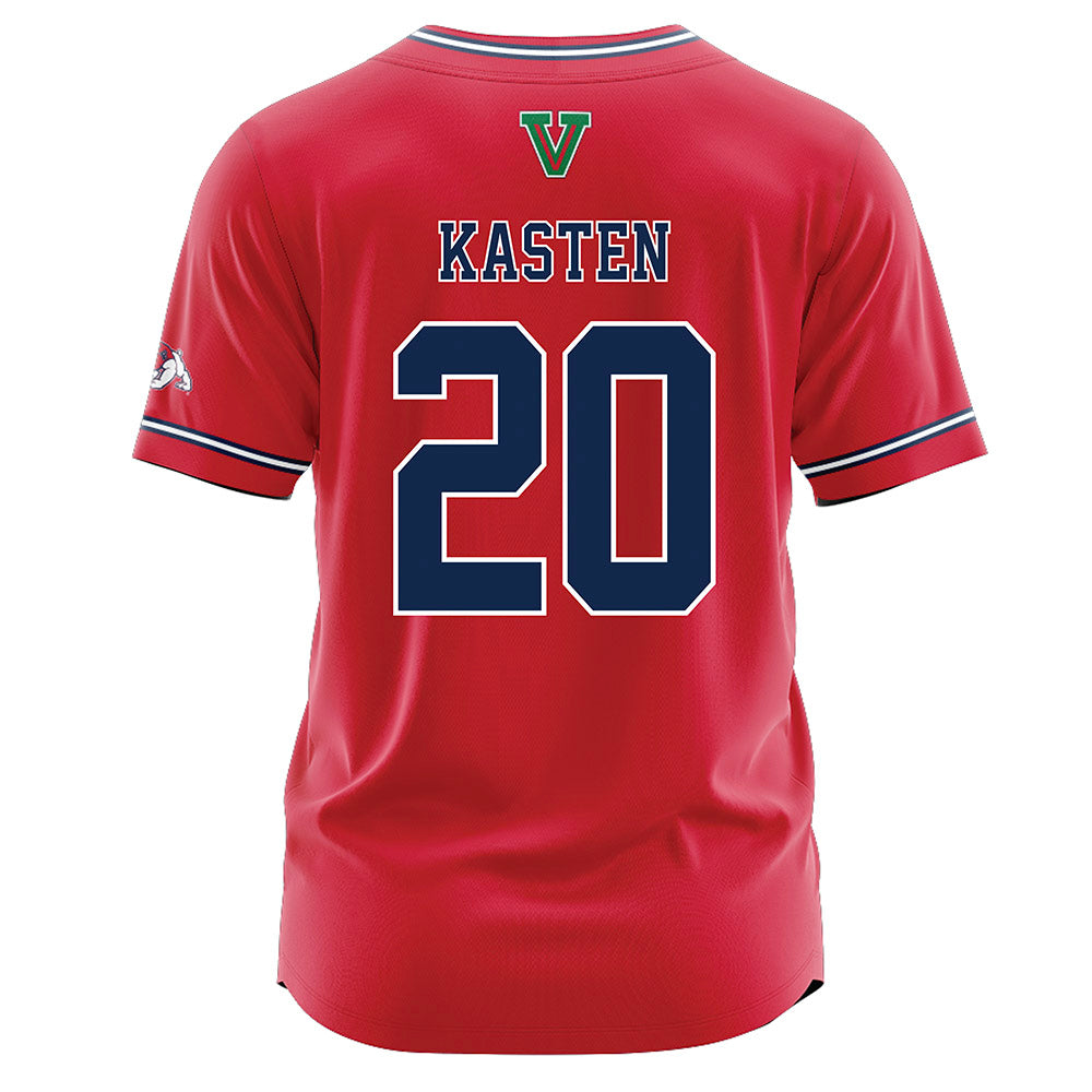 Fresno State - NCAA Baseball : John Kasten - Red Jersey-1