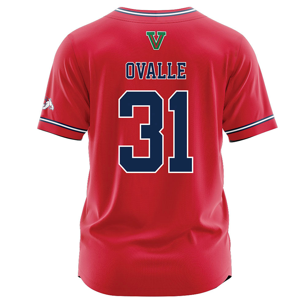 Fresno State - NCAA Baseball : Barclay Ovalle - Red Jersey-1