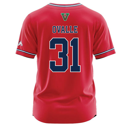 Fresno State - NCAA Baseball : Barclay Ovalle - Red Jersey-1