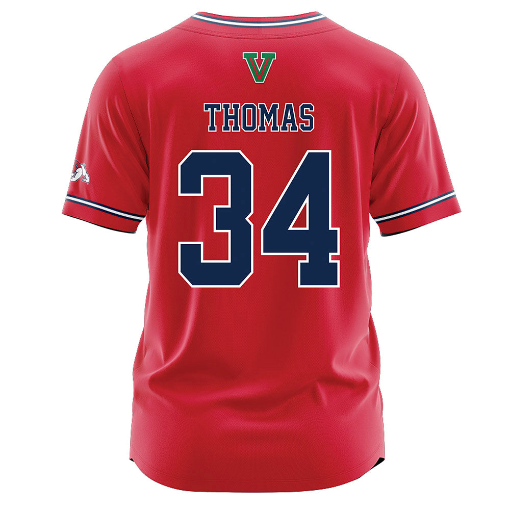Fresno State - NCAA Baseball : Brandon Thomas - Red Jersey-1