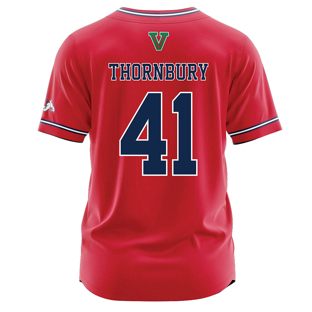 Fresno State - NCAA Baseball : Weston Thornbury - Red Jersey-1