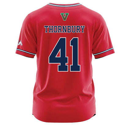 Fresno State - NCAA Baseball : Weston Thornbury - Red Jersey-1