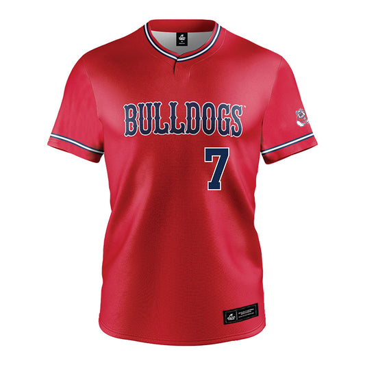 Fresno State - NCAA Baseball : Ayden Munoz - Red Jersey-0