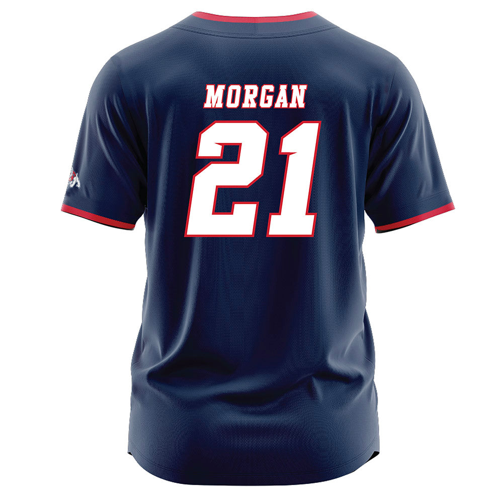 Fresno State - NCAA Baseball : Grady Morgan - Navy Jersey
