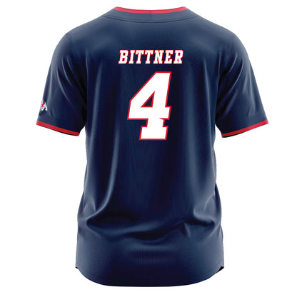 Fresno State - NCAA Baseball : Kyler Bittner - Navy Jersey-1