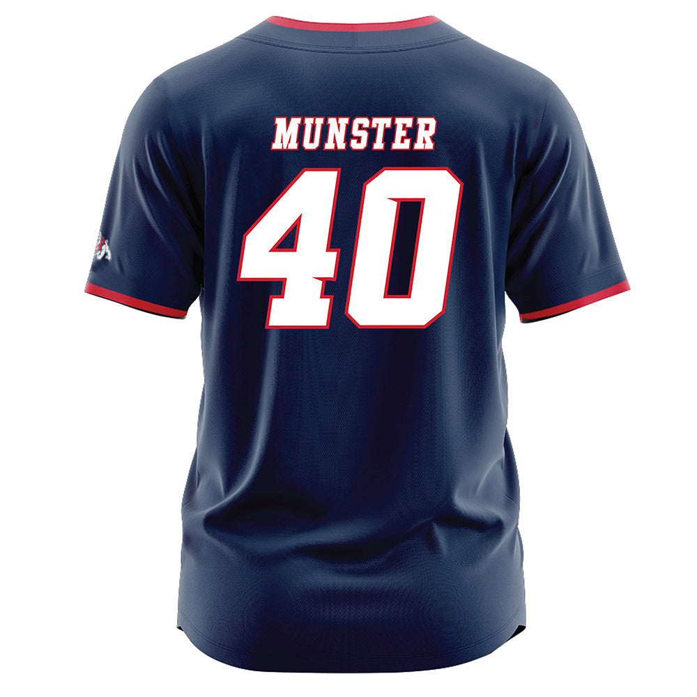 Fresno State - NCAA Baseball : Cayden Munster - Navy Jersey