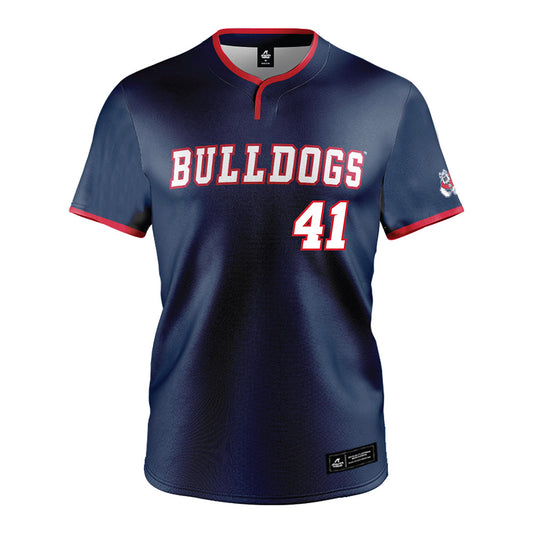 Fresno State - NCAA Baseball : Weston Thornbury - Navy Jersey-0