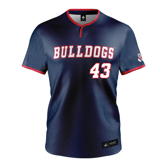 Fresno State - NCAA Baseball : Jared Galang - Navy Jersey-0
