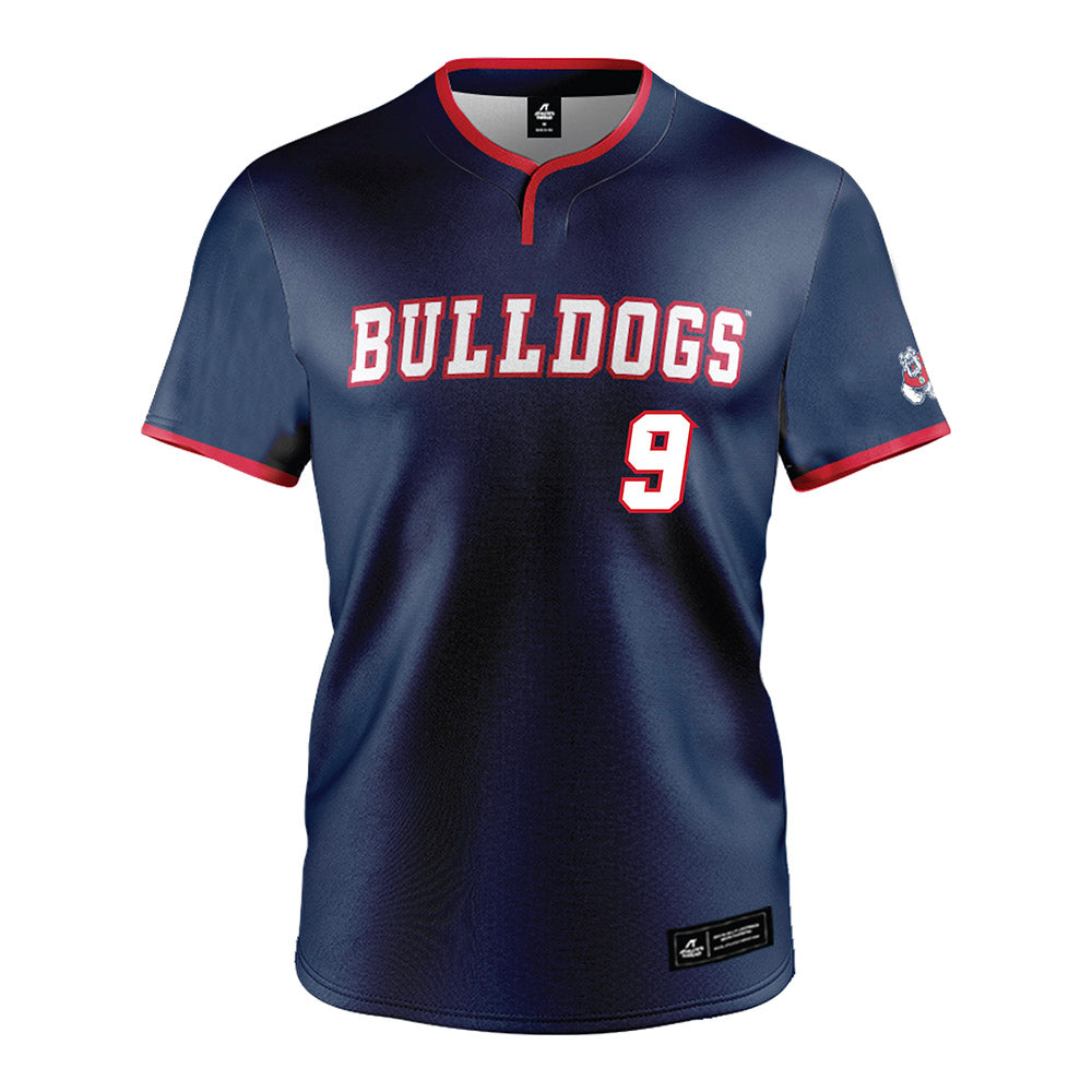 Fresno State - NCAA Baseball : Jett Ruby - Navy Jersey-0