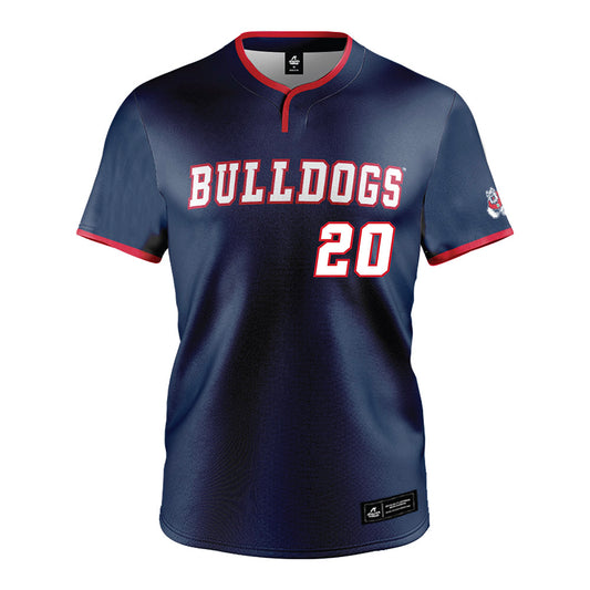 Fresno State - NCAA Baseball : John Kasten - Navy Jersey-0
