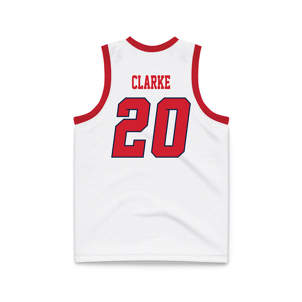 Fresno State - NCAA Women's Basketball : Indiya Clarke - White Basketball Jersey-1