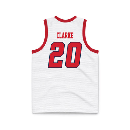 Fresno State - NCAA Women's Basketball : Indiya Clarke - White Basketball Jersey-1