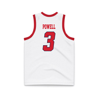 Fresno State - NCAA Women's Basketball : Danae Powell - White Basketball Jersey