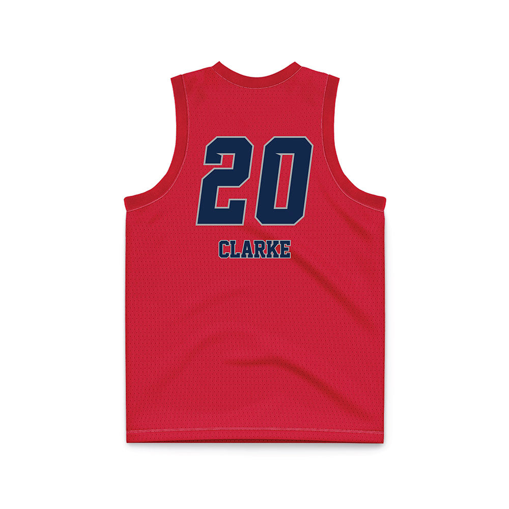 Fresno State - NCAA Women's Basketball : Indiya Clarke - Red Basketball Jersey-1