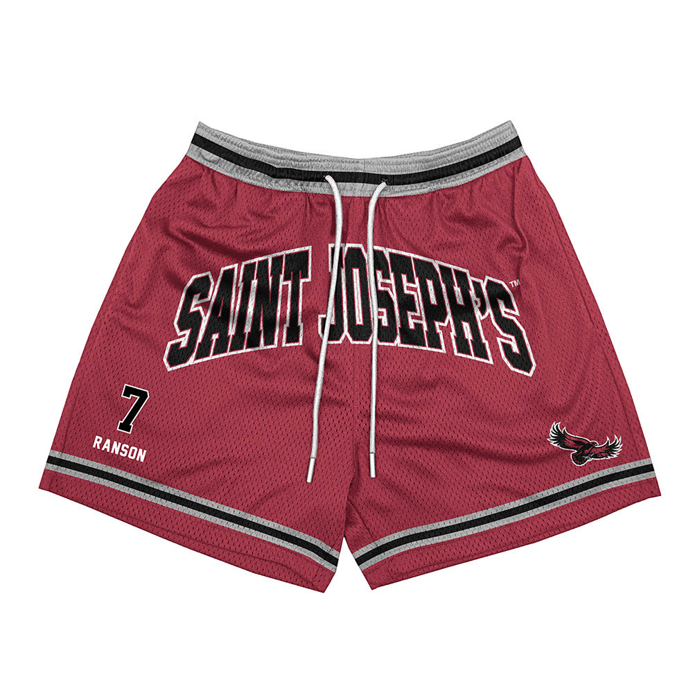 St. Joe's - NCAA Men's Basketball : Bj Ranson - Shorts-0