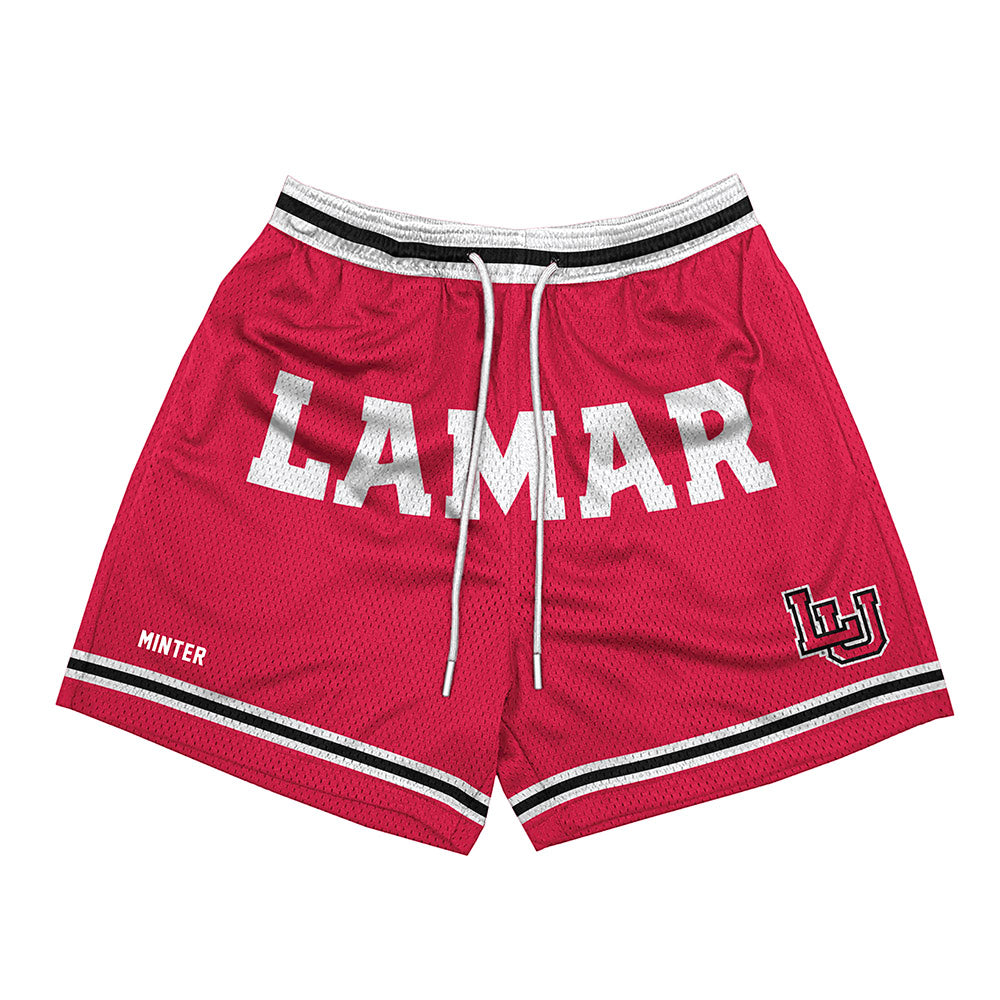 Lamar - NCAA Men's Track & Field : Jackson Minter - Shorts-0