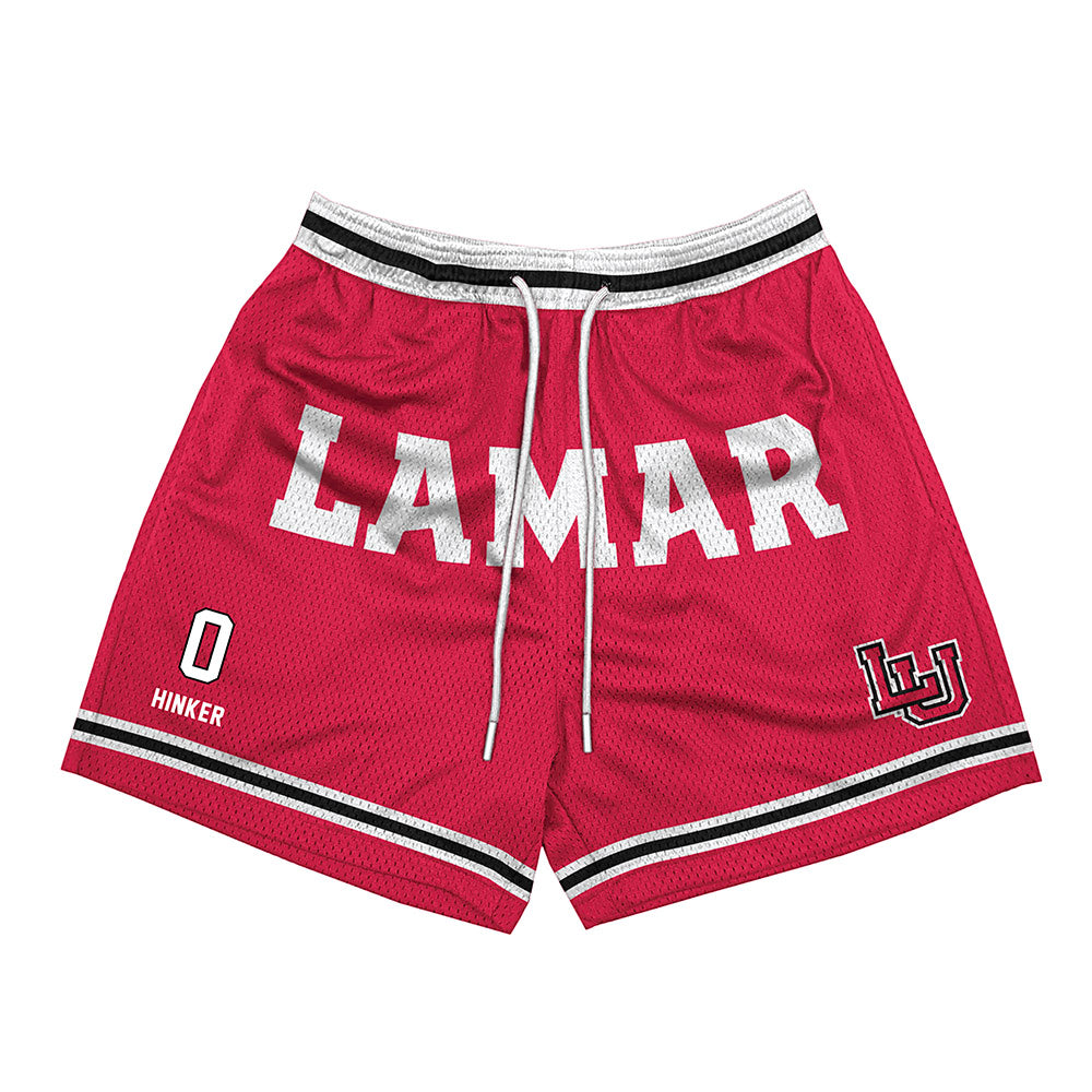 Lamar - NCAA Men's Basketball : Caden Hinker - Shorts-0