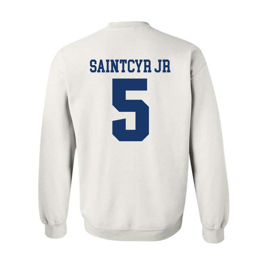 Francis Marion - NCAA Men's Basketball : Farid SaintCyr Jr - Classic Shersey Crewneck Sweatshirt-1