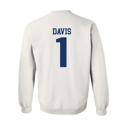 Francis Marion - NCAA Men's Basketball : Shannon Davis - Classic Shersey Crewneck Sweatshirt-1