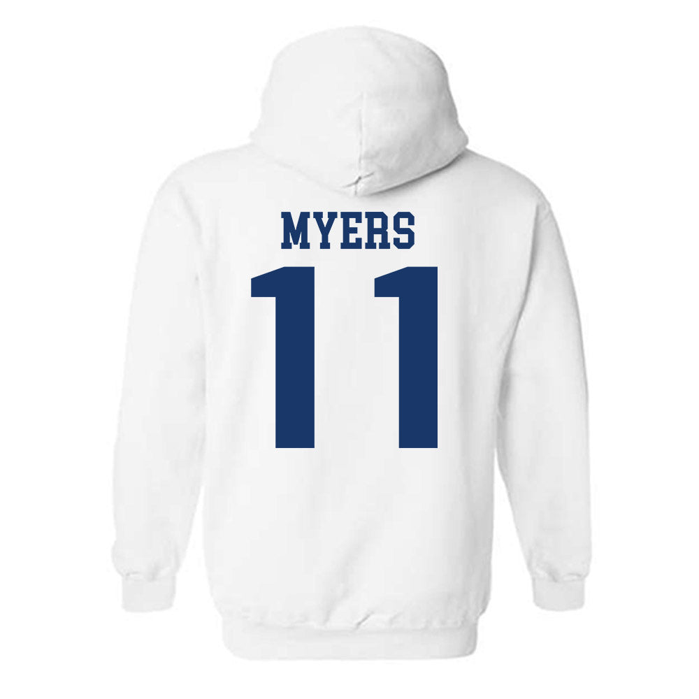 Francis Marion - NCAA Women's Basketball : Tyra Myers - Classic Shersey Hooded Sweatshirt-1
