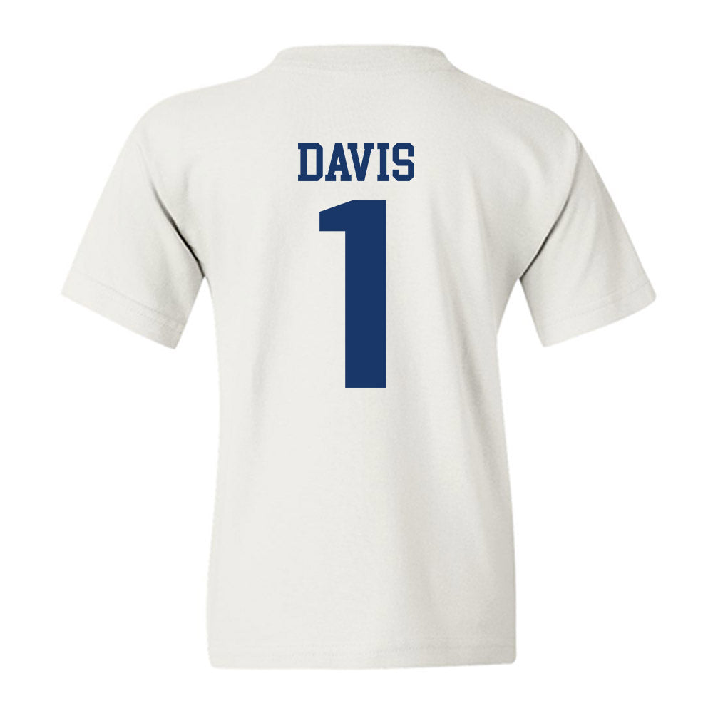 Francis Marion - NCAA Men's Basketball : Shannon Davis - Classic Shersey Youth T-Shirt-1