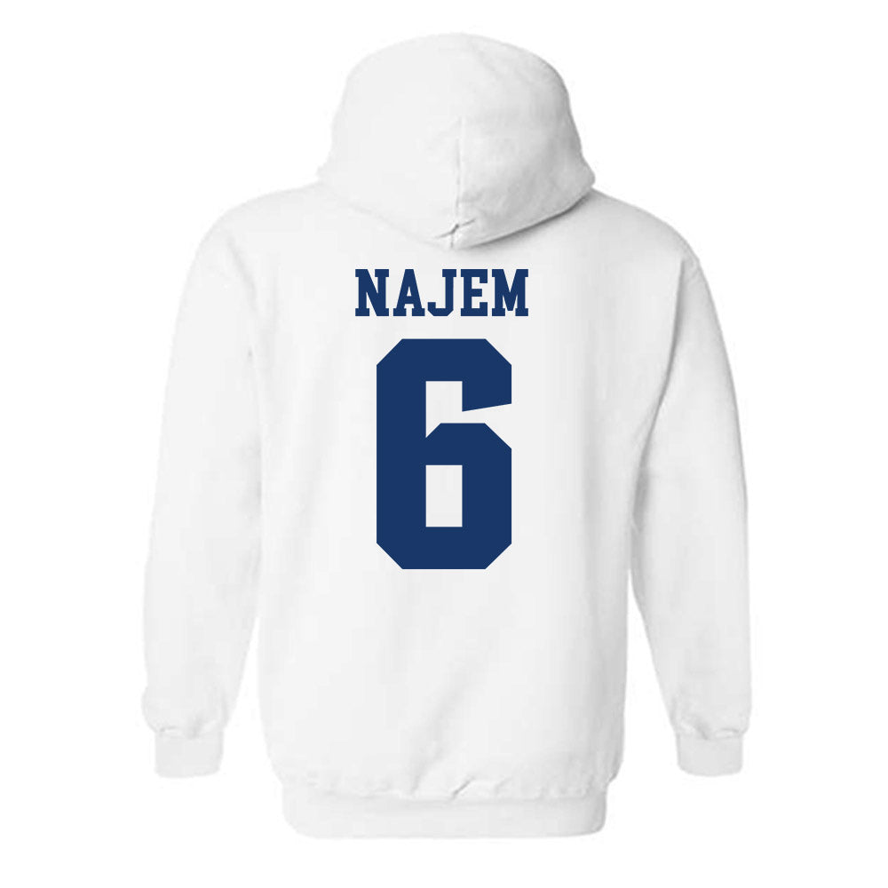 Francis Marion - NCAA Men's Soccer : Toufik Najem - Classic Shersey Hooded Sweatshirt-1