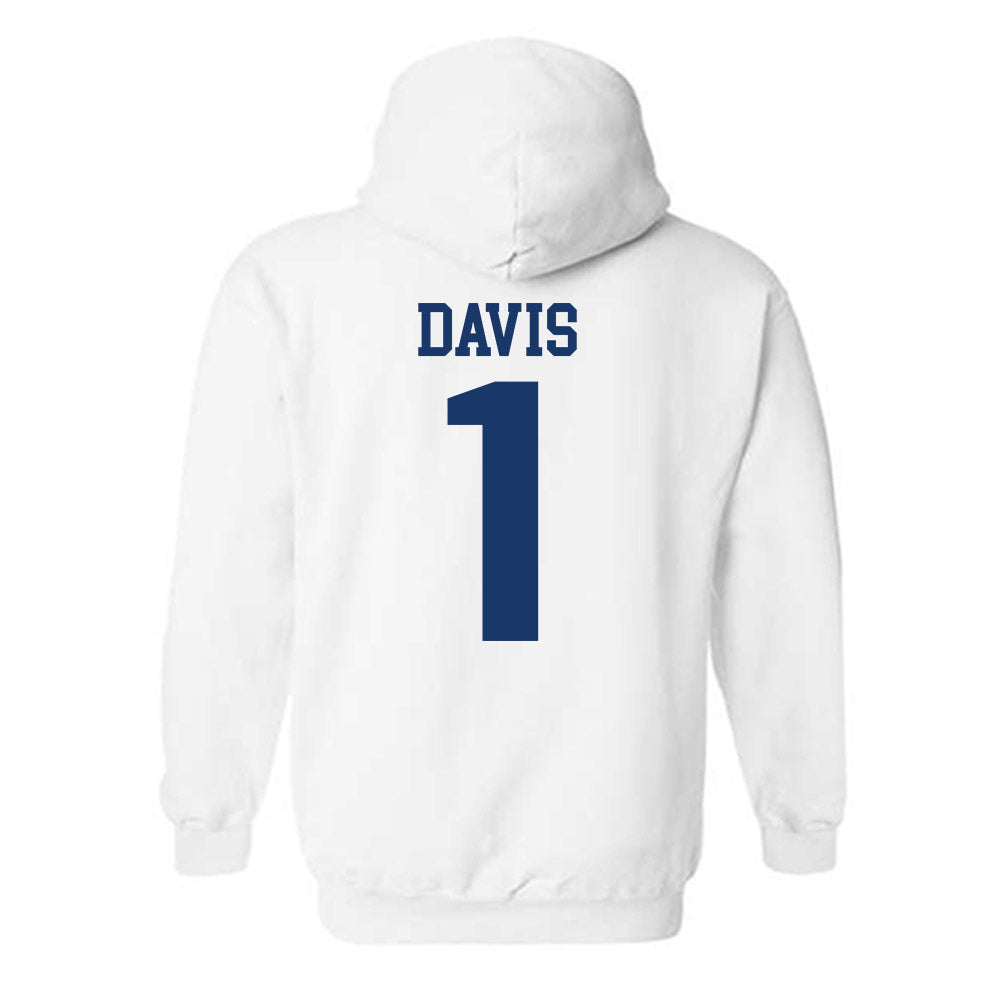 Francis Marion - NCAA Men's Basketball : Shannon Davis - Classic Shersey Hooded Sweatshirt-1