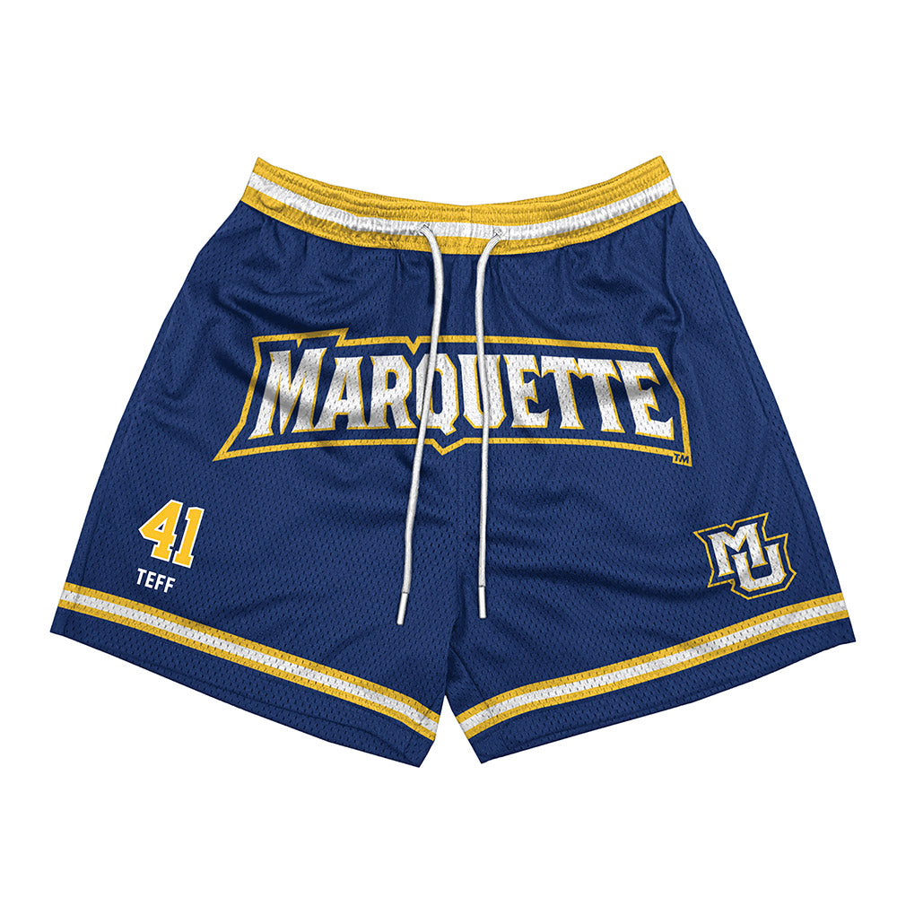 Marquette - NCAA Men's Lacrosse : Troy Teff - Shorts-0