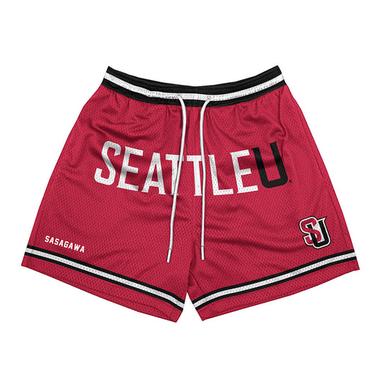 Seattle - NCAA Men's Tennis : Jun Sasagawa - Shorts-0