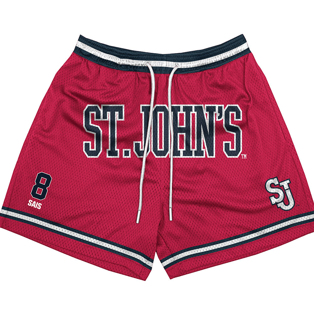 St. Johns - NCAA Men's Soccer : Jace Sais - Shorts-0
