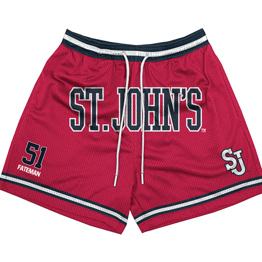 St. Johns - NCAA Baseball : Jaden Fateman - Shorts-0
