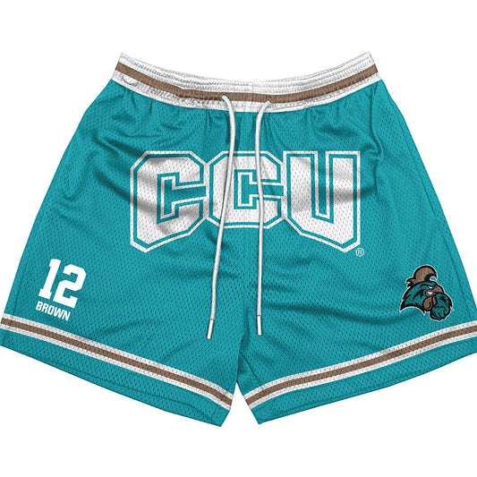 Coastal Carolina - NCAA Men's Basketball : Devin Brown - Shorts-0