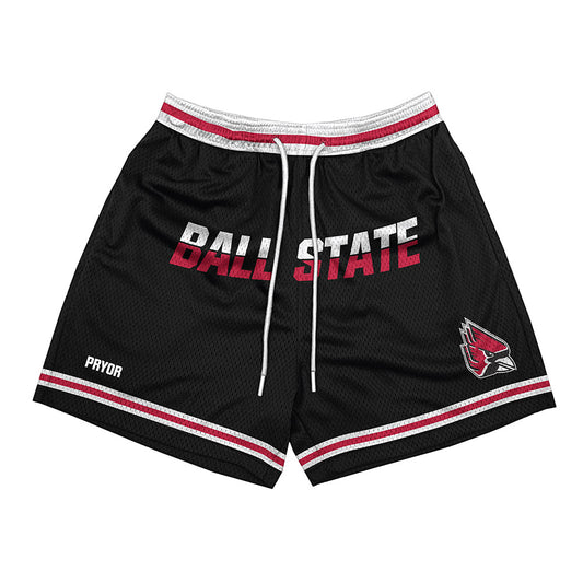 Ball State - NCAA Men's Swimming & Diving : Luke Pryor - Shorts-0