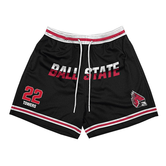 Ball State - NCAA Women's Basketball : Tessa Towers - Shorts-0