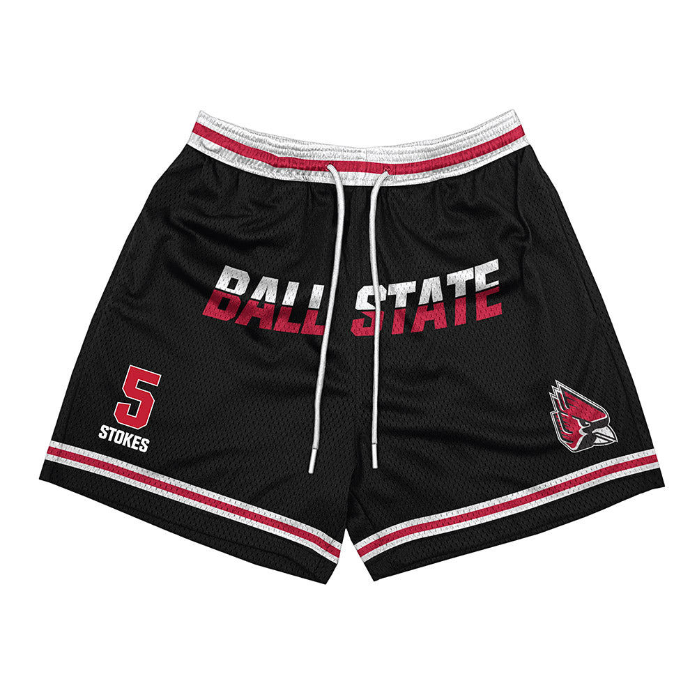 Ball State - NCAA Baseball : Taber Stokes - Shorts-0