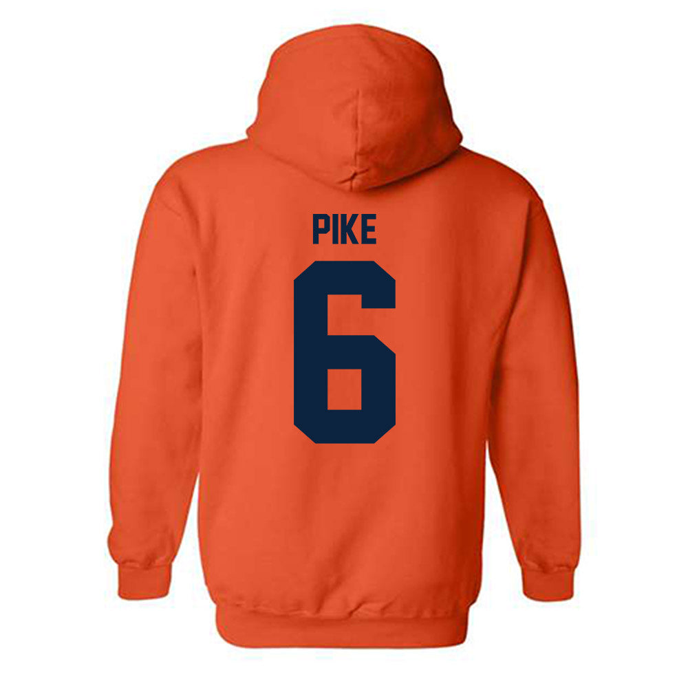 Syracuse - NCAA Men's Lacrosse : Braydon Pike - Classic Shersey Hooded Sweatshirt-1