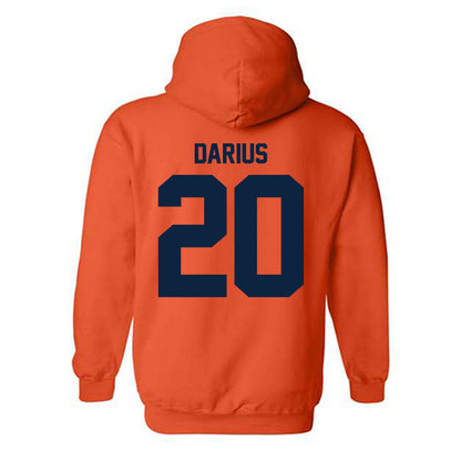 Syracuse - NCAA Women's Basketball : Dominique Darius - Classic Shersey Hooded Sweatshirt-1