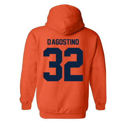 Syracuse - NCAA Men's Lacrosse : Louis D'Agostino - Classic Shersey Hooded Sweatshirt-1