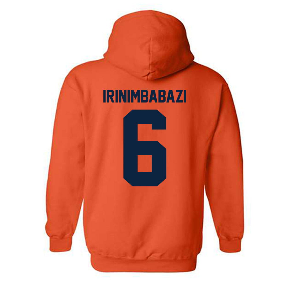 Syracuse - NCAA Men's Soccer : Ivan Irinimbabazi - Classic Shersey Hooded Sweatshirt-1