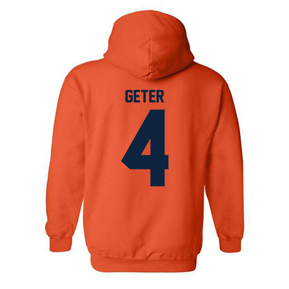 Syracuse - NCAA Football : Chase Geter - Classic Shersey Hooded Sweatshirt-1