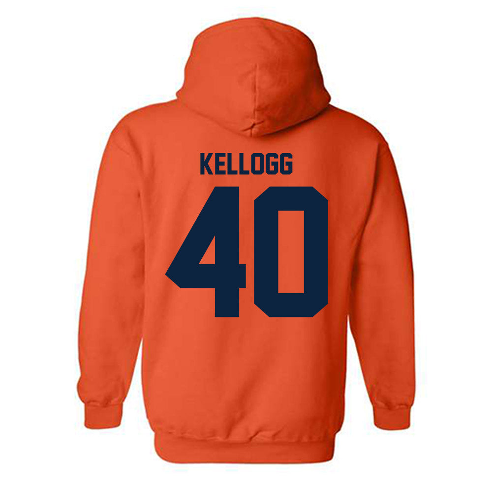 Syracuse - NCAA Men's Lacrosse : Tucker Kellogg - Classic Shersey Hooded Sweatshirt-1